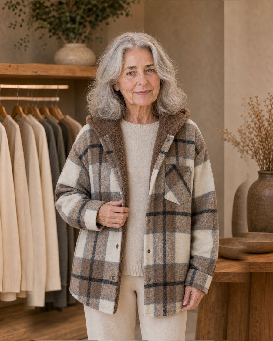 Harper™ | Plaid Sherpa Winter Jacket - Final Collection