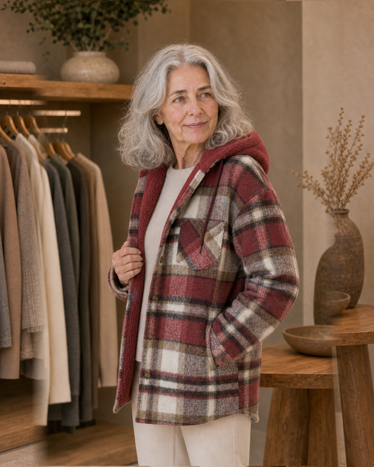 Harper™ | Plaid Sherpa Winter Jacket - Final Collection