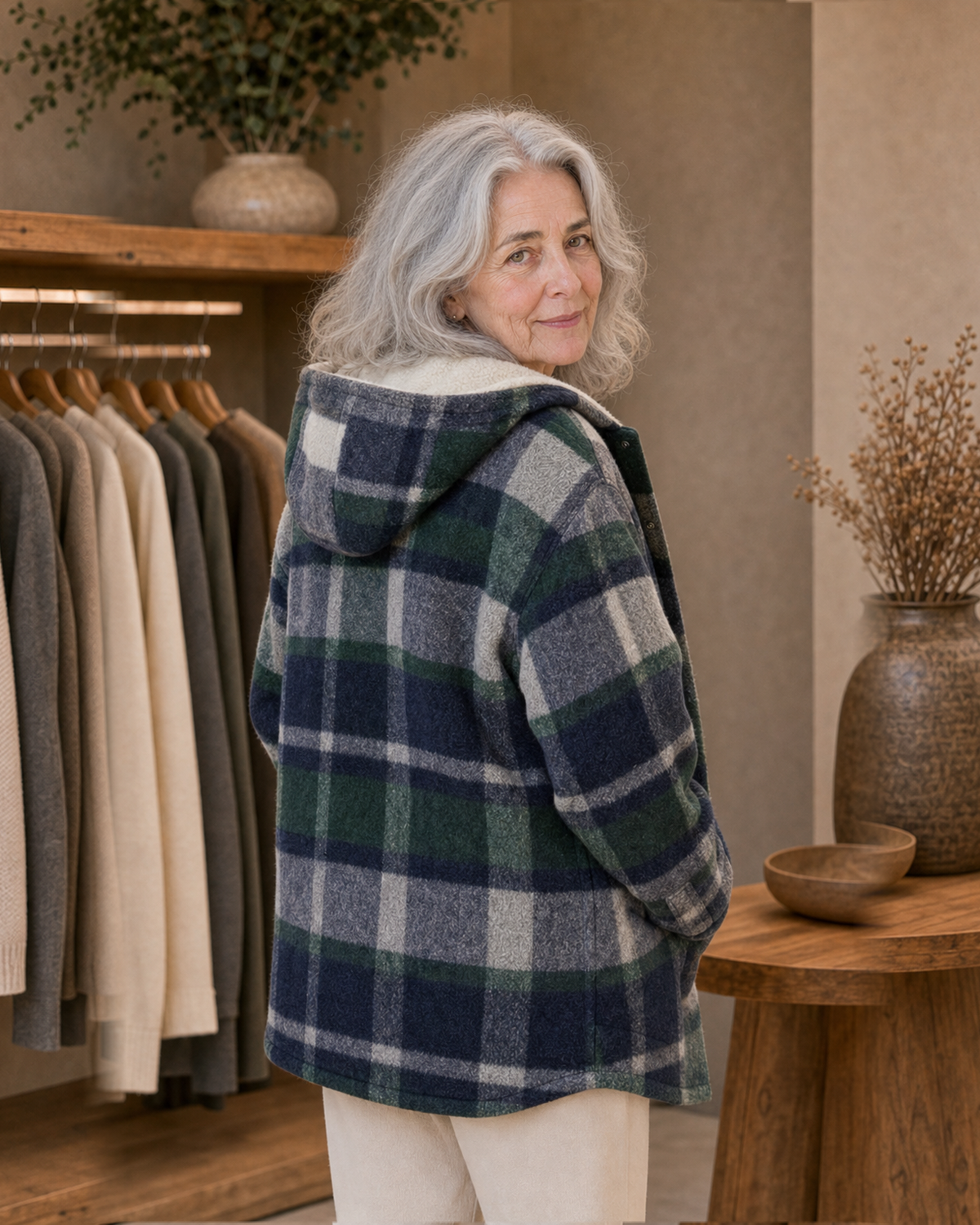 Harper™ | Plaid Sherpa Winter Jacket - Final Collection