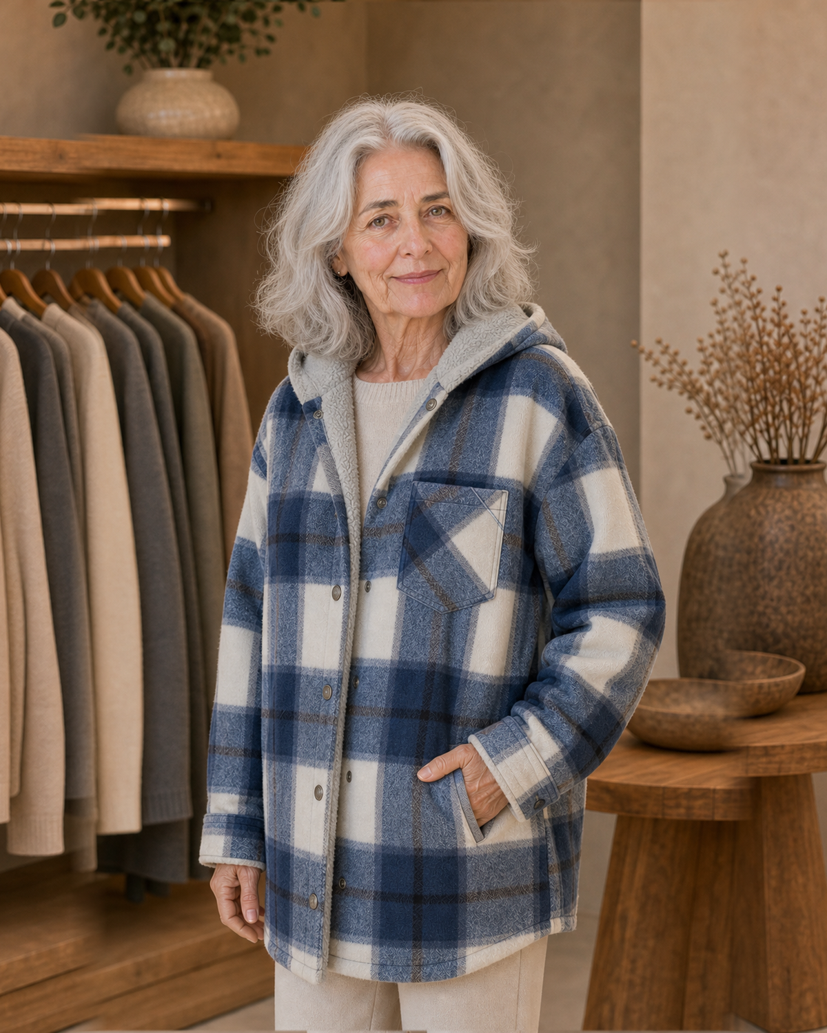 Harper™ | Plaid Sherpa Winter Jacket - Final Collection