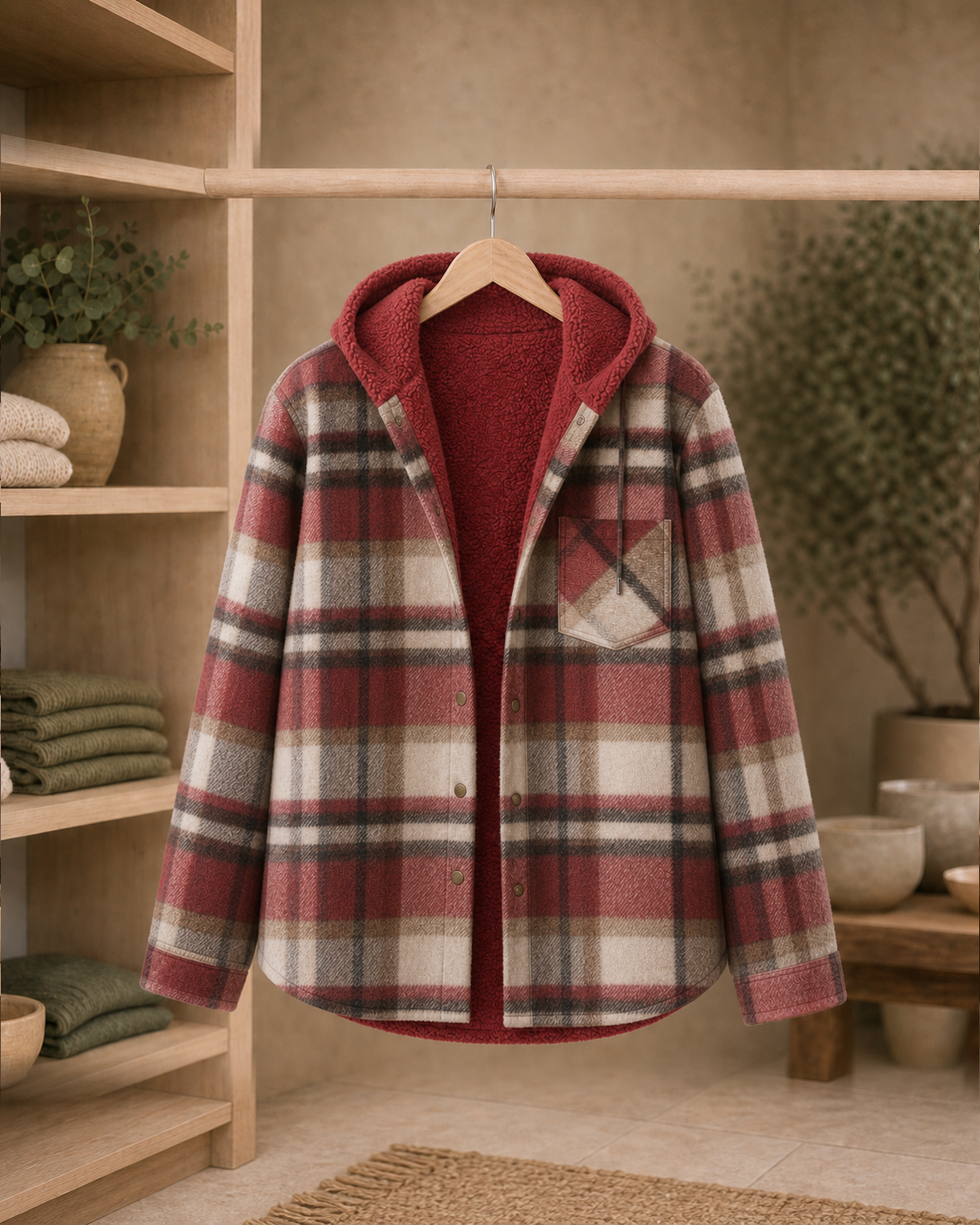 Harper™ | Plaid Sherpa Winter Jacket - Final Collection