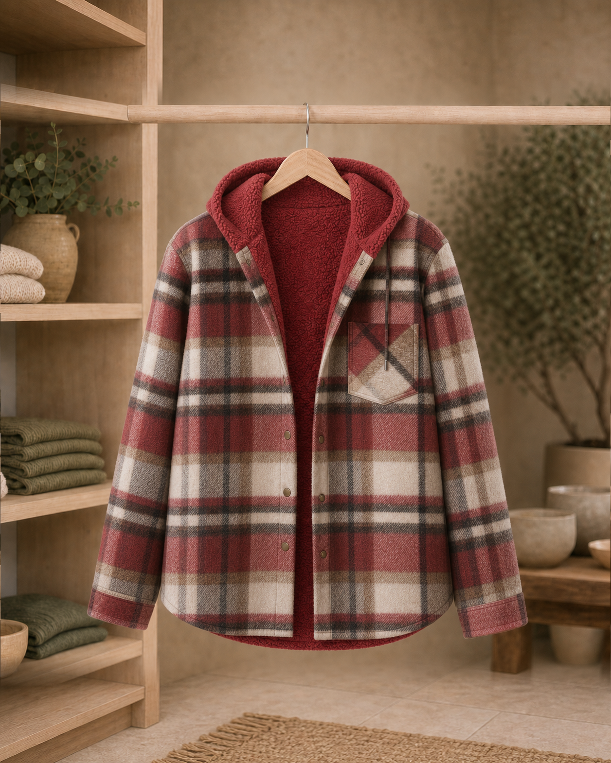 Harper™ | Plaid Sherpa Winter Jacket - Final Collection