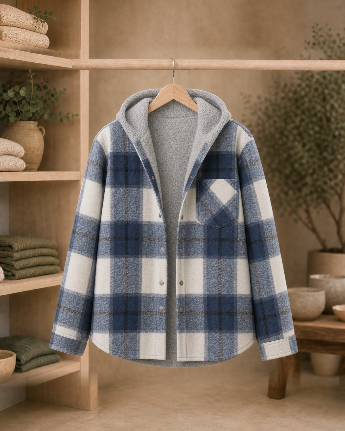 Harper™ | Plaid Sherpa Winter Jacket - Final Collection